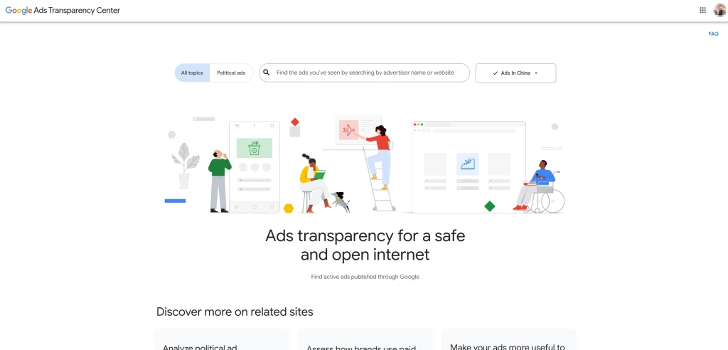 google ads transparency center