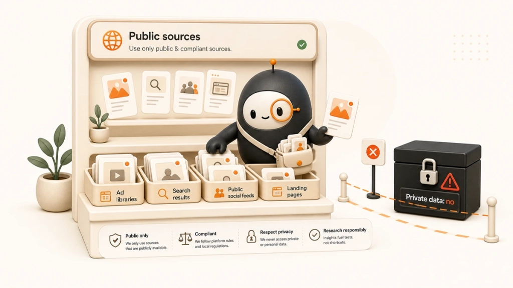 legal competitor ad research sources